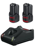 Bosch Gal 12V-40 +2 x Gba 2.0Ah Şarj Cihazı - 1600A019R8 - 1