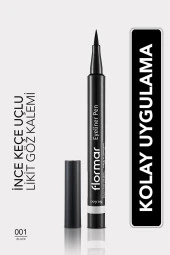 Yarı Mat Bitişli Eyeliner (SİYAH) - Eyeliner Pen - 001 Black - 8690604109609 thumbnail 1