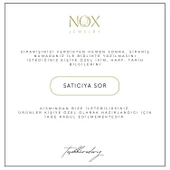 925 Ayar Gümüş Kişiye Özel İsim Yazılı Kalp Desenli Kolye- CNS00131 thumbnail 7