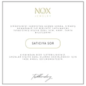 925 Ayar Gümüş Altın Kaplama Büyük Harf Kişiye Özel Kolye - CN00128 thumbnail 3