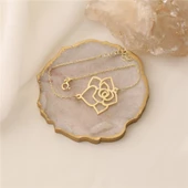 925 Ayar Gümüş Gül Desenli Bileklik thumbnail 2