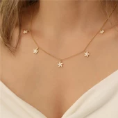 925 Ayar Gümüş Rüzgar Gülü Kolye - CNS00129 thumbnail 1