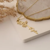 925 Ayar Gümüş Haziran Doğum Çiçeği Kolye - CN00210 thumbnail 2