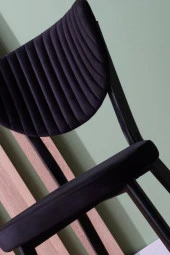 VIANEM Kütük Desenli MDF Elma Mutfak Masa Takımı 6 Sandalyeli Salon Yemek Masa Takımı - 4