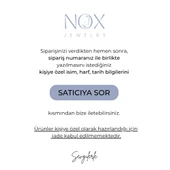 14 Ayar Mikron Kaplama Kişiye Özel İsim Kazımalı Barlı Gümüş Kolye - CN00244 thumbnail 6