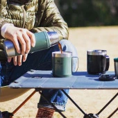 The Legendary Camp Mug Kapaklı Termos Bardak 0.35L 12oz - Hammertone Green - 7