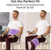 Lifepro Kızılötesi Kırmızı Işık Terapi Kemeri - Kas Rahatlama - Mor - 4