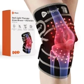 LifePro Titreşimli Kırmızı ve Yakın Kızılötesi Işık Terapisi Diz Desteği - 1