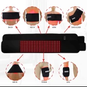 DGYAO Sırt Agrısını Gidermek için Kırmızı ve Kızılötesi Işık Terapi Kemeri - 3