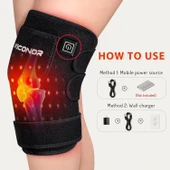 Viconor Diz Kızılötesi Kırmızı Işık Terapisi 660nm 850nm Dirsek Eklemi İçin - 4