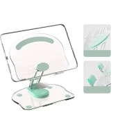TABLET TUTUCU ŞEFFAF METAL APARAT 360 DÖNEBİLEN KATLANABİLİR - 6