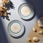 EMSAN VOYAGE SUN 2'Lİ SERVİS TABAĞI 26 CM - 1