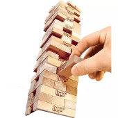 Orijinal Jenga 54 Parça Ahşap Denge Oyunu - 6