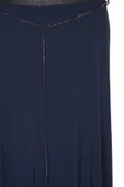Eray Kadın Tuba Battal Beden Sandy Kumaş Astarsız Lacivert Etek thumbnail 3