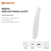 Polosmart Pilli Göz Altı Masaj Aleti Beyaz PBS512 - 3