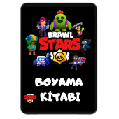 Brawl Stars Boyama Kitabı - Brawl Stars Karakter Figür Boyamaları - Brawl Stars Figür - Brawl Stars - 1