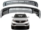 AUTOGP Kia sportage ön ve arka koruma difüzörü çift çıkış egzos 2010 / 2015 - 1