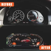 Autogp Bmw f30 f32 f36 hayalet ekran dijital gösterge paneli 2012 / 2018 - 2