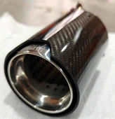 AKRAPOVİÇ Akrapoviç egzoz ucu parlak karbon bmw m logolu 90mm - 4