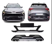 AUTOGP Kia sportage ön arka tampon koruma difüzör seti 2021+ - 1