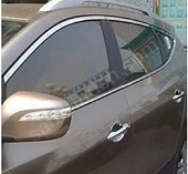 AUTOGP Hyundai ix35 cam çerçevesi kenar çıtası krom tamtur 16 parça - 1