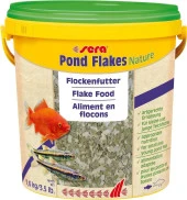 Sera Pond Flakes Nature 250 gr Açık Poşette (Yeni Seri ) Havuz Balıkları için Pul yem  Skt:04/2026 - 1