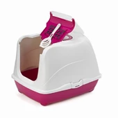 Moderna Flip Cat Büyük Kapalı Kedi Tuvaleti 57 Cm Fuşya - 1