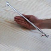 Prade 320 mm Krom Kulp Metal Mobilya Çekmece Mutfak Dolap Kapak Kulpları Kulbu Dolabı Kulpu thumbnail 3