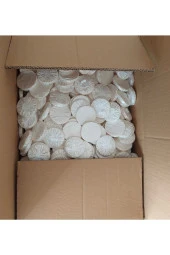 100 Adet Pileli Sargılı Mini Otel Sabunu 15 Gr Beyaz Sabun Etiketsizdir. thumbnail 2