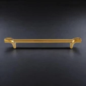 Prade 192 mm Gold Altın Metal Kulp Çekmece Mobilya Mutfak Dolap Kapak Kulpları Dolabı Kulbu Kulpu thumbnail 5