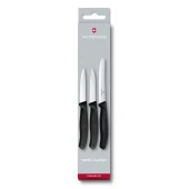 Victorinox Soyma Bıçak Seti Swıss Classıc 3 Lü Siyah - 1