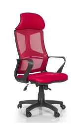 Ev Ve Ofis Çalışma Sandalyesi Oyuncu - Yönetici Koltuğu Bilgisayar Sandalyesi - Arya Kırmızı Model - 1