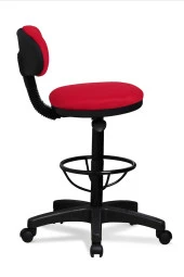 Bar Sandalyesi Sırtlı Beratta Model Kırmızı - 2