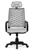 Ev ve Ofis Çalışma Sandalyesi Bilgisayar ve Yönetici Koltuğu Atlas Model Gri - 1