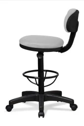 arenzo Bar Sandalyesi Sırtlı Baretta Model Gri - 2