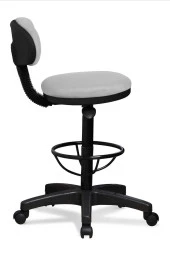 arenzo Bar Sandalyesi Sırtlı Baretta Model Gri - 3