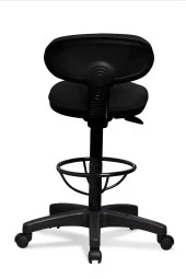 Bar Sandalyesi Sırtlı Beratta Model Siyah - 4