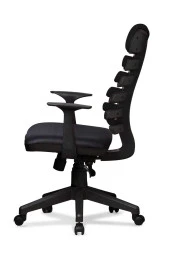 Ev ve Ofis Çalışma Sandalyesi Bilgisayar ve Yönetici Koltuğu Zebra Model Siyah - 3