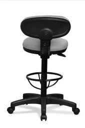 arenzo Bar Sandalyesi Sırtlı Baretta Model Gri - 4