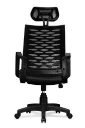 Ev ve Ofis Çalışma Sandalyesi Bilgisayar ve Yönetici Koltuğu Atlas Model Siyah - 4