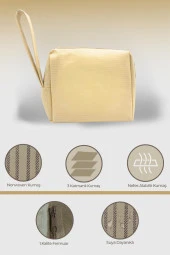 Cuty Home Bej Makyaj Çantası thumbnail 2