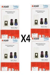4 Paket 20 Adet Trb 2174 Süpürge Modeli Toz Torbası - 1