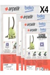 ETİCARETARENA 4 PAKET 20 ADET Arçelik S 6260 Süpürge Modeli Toz Torbası S 6260 - 1
