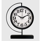 Galaxy Premium Serisi Modern Kadranlı Metal Ofis ve Masa Üstü Saat 20 cm thumbnail 2