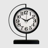 Galaxy Premium Serisi Modern Kadranlı Metal Ofis ve Masa Üstü Saat 20 cm thumbnail 1