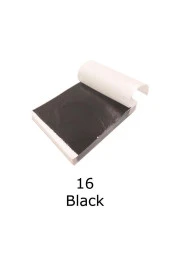 Varak Kaplama Yaprak Metalik Folyo 9x9cm 10lu 16 Black R5799F-16 - 1