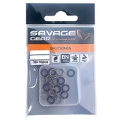 Savage Gear Split Ring SS+BLN 20 Adet Halka  5.5MM 59LBS 27KG - 1