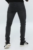 Erkek Füme Slim Fit Likralı Kot Jean Pantolon 2280 - 12
