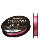 Gosen X16 Casting Answer PE 16 Örgü İp Misina 150mt Pink - 1