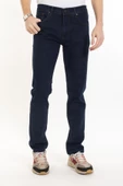 Yeni Sezon Erkek Denim Standart Fit Likralı Fermuarlı Jean Kot Pantolon 1122 - 4